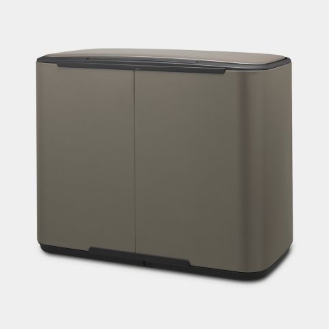 Bo Pedal Bin 11 + 23 litre - Platinum