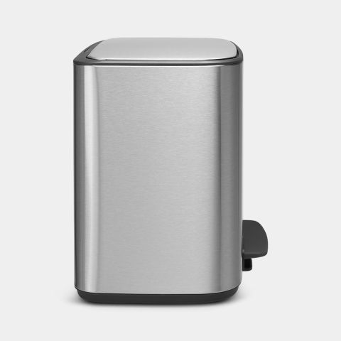 Bo Pedal Bin 11 + 23 litre - Matt Steel Fingerprint Proof