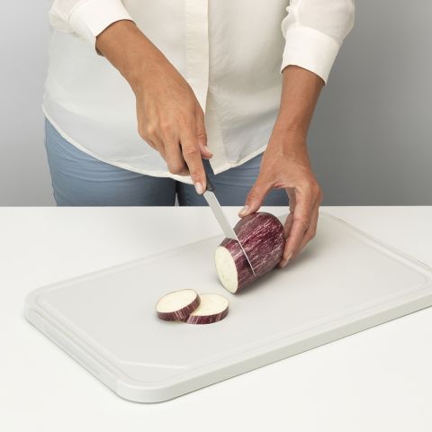 Chopping Board plus Serving Tray Large, TASTY+ - Light Gray
