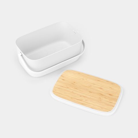 Nic Bread Bin Light Grey