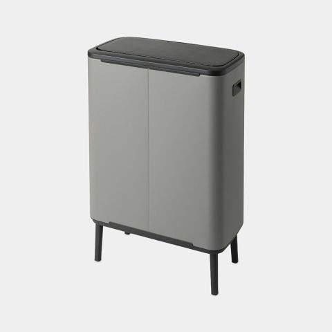 Bo Touch Bin Hi 60 litre - Mineral Concrete Grey
