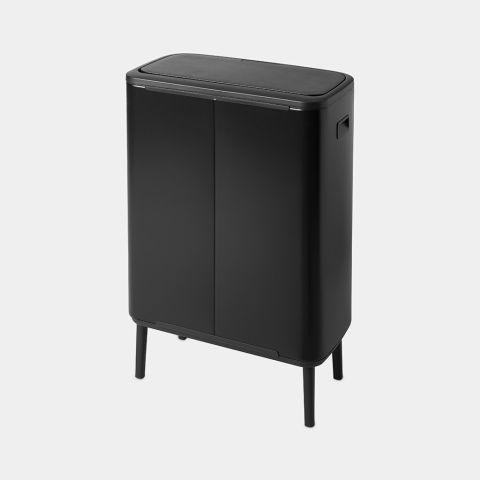 Bo Touch Bin Hi 2 x 30 litres - Matt Black