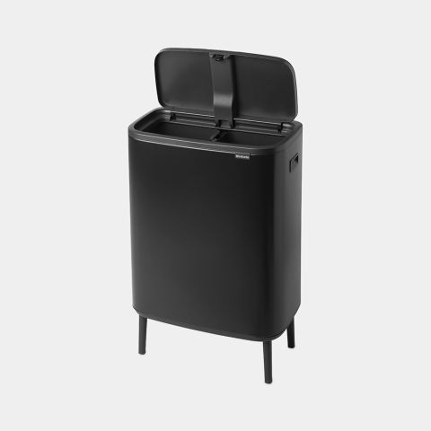 Bo Touch Bin Hi 2 x 30 litres - Matt Black