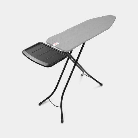 Strijkplank B 124 x 38 cm, voor stoomunit - Metalized, Fairtrade katoen