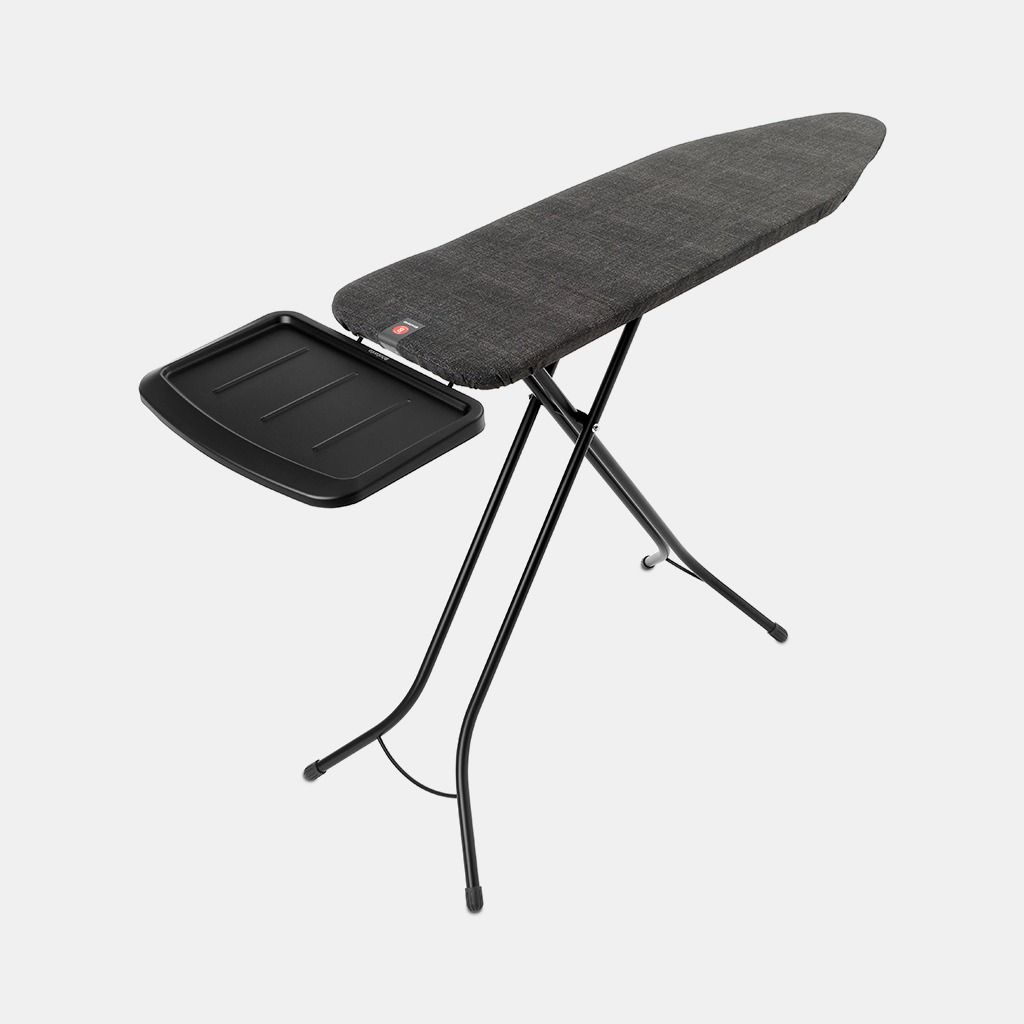 Strijkplank B 124 x 38 cm, voor stoomunit - Denim Black, Fairtrade katoen