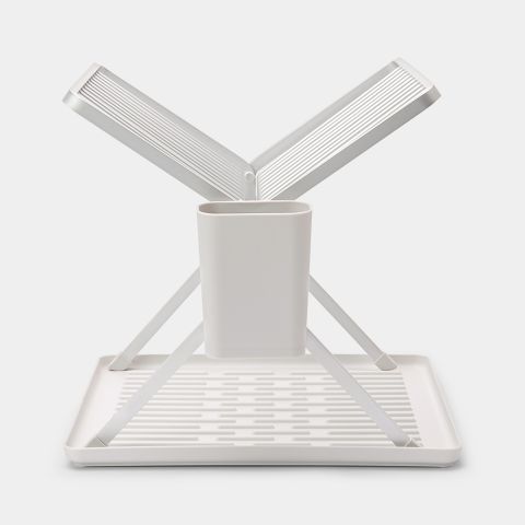 Foldable Dish Drying Rack SinkSide, Small - Light Gray