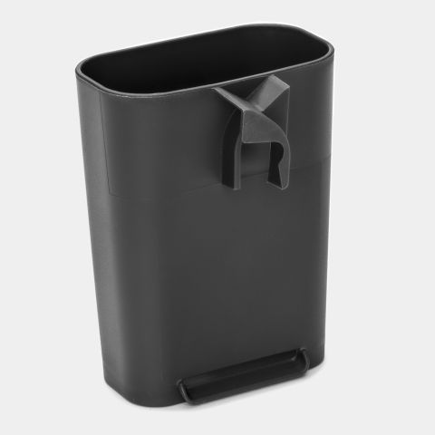 Cutlery Basket Foldable Dish Drying Rack Dark Grey