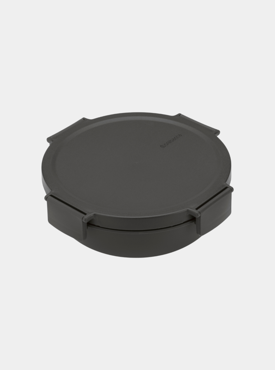 Make & Take Set de Almuerzo Completo Fiambrera Bento & Bol para Ensalada con Set de Cubiertos de 3 piezas – Dark Grey