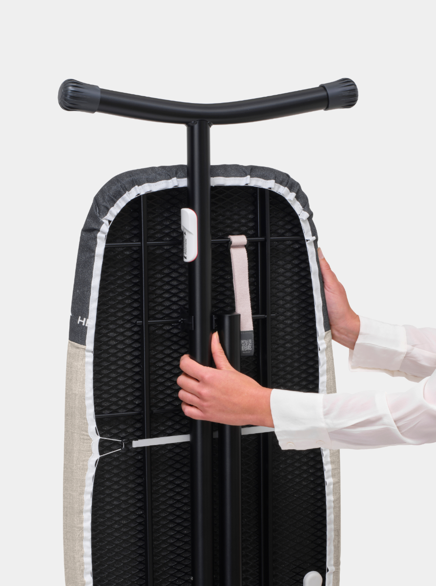 Steam & Ironing Board D 135x45 cm, Heat Resistant Parking Zone - Denim Grey