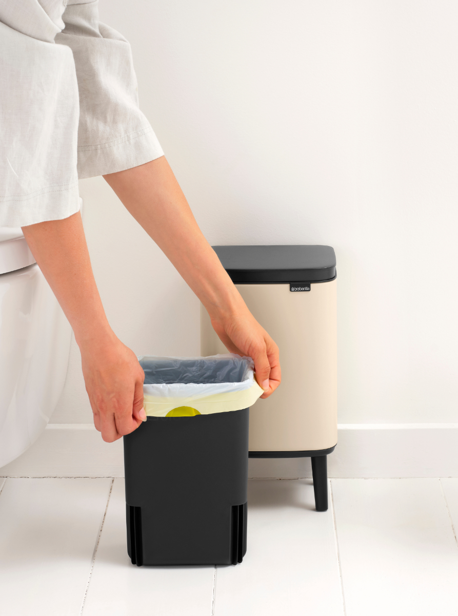 Bo Hi afvalemmer 4L - Soft Beige