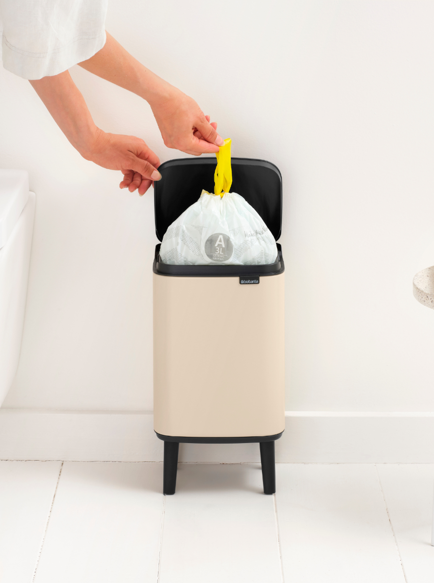 Bo Hi afvalemmer 4L - Soft Beige