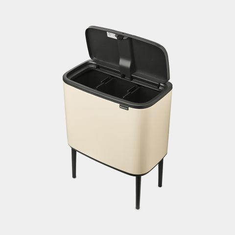 Bo Touch Bin 3 x 11 litres - Soft Beige