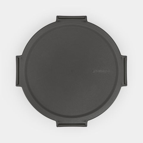 Make & Take Boîte à salade Ronde 1.3L, Plastique - Dark Grey