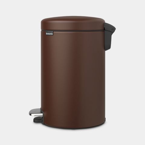 NewIcon Pedal Bin 12 litre - Mineral Cosy Brown