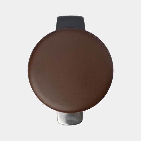 NewIcon Pedal Bin 12 litre - Mineral Cosy Brown