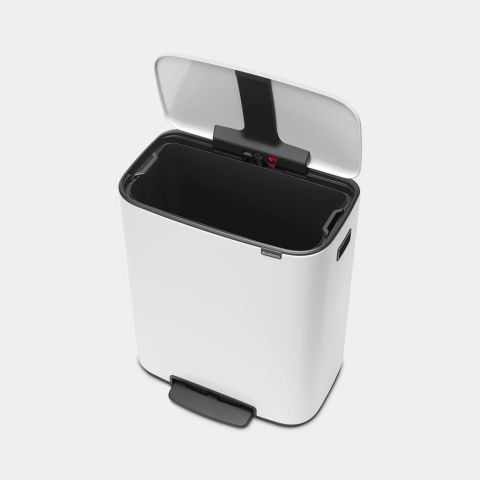 Bo Pedal Bin 60 litre - White