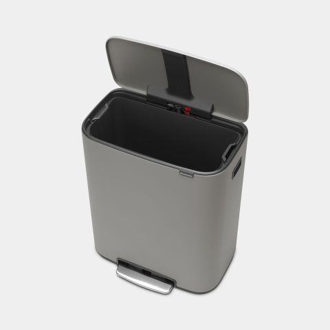 Bo Pedal Bin 60 litre - Mineral Concrete Grey