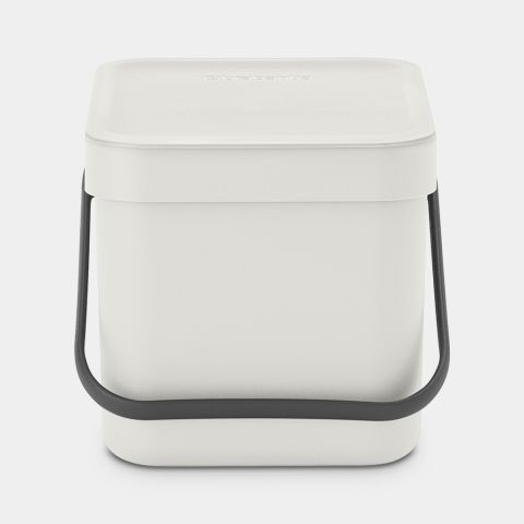 Sort & Go Abfallbehälter 6 Liter - Light Grey