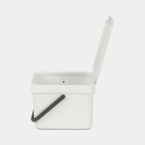 Sort & Go Abfallbehälter 6 Liter - Light Grey