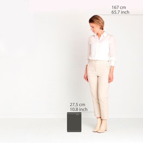 Bo Waste Bin 4L - Mineral Infinite Grey