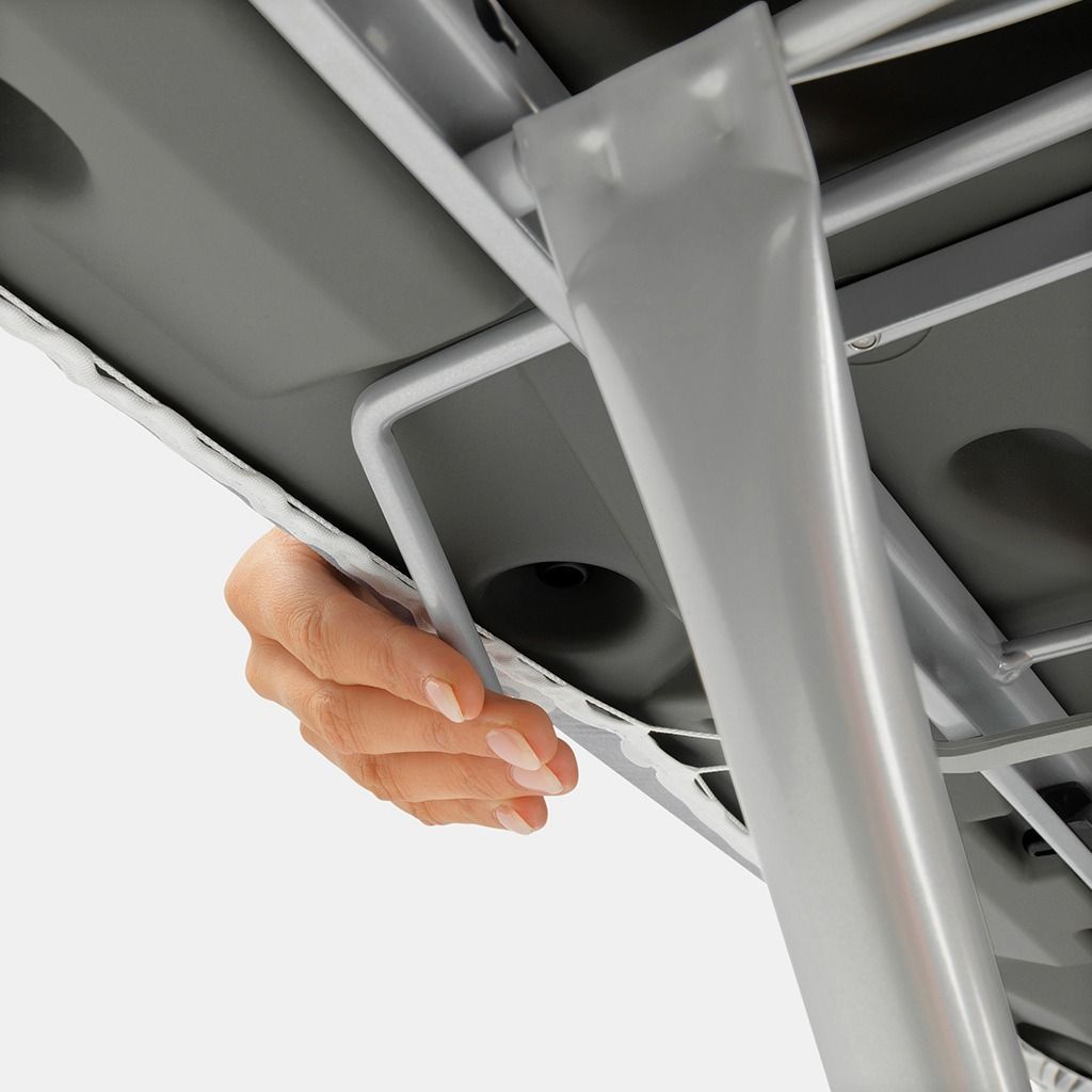 Table à repasser taille C 124 x 45 cm, pour centrale vapeur, avec repose-linge - Bubbles, Coton equitable