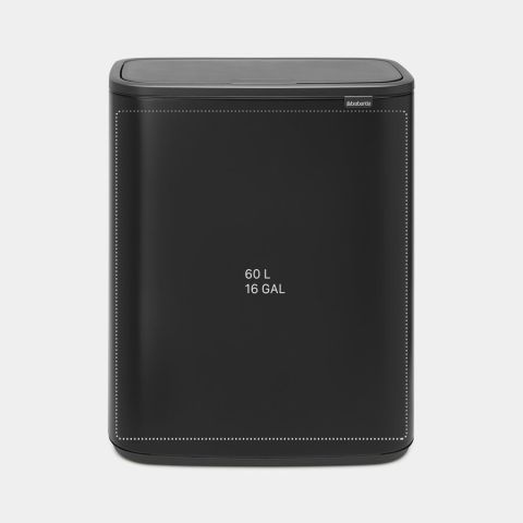 Bo Touch Bin 60 litres - Matt Black