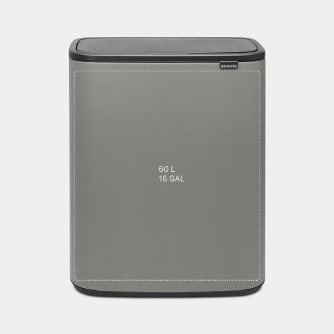 Bo Touch Bin 60 litri - Mineral Concrete Grey