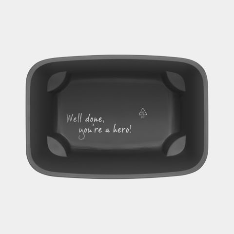 Bo Hi afvalemmer 4L - Matt Steel Fingerprint Proof