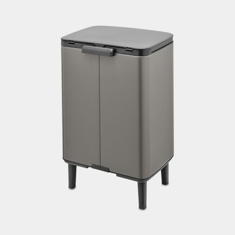 Bo Waste Bin Hi 12L - Platinum