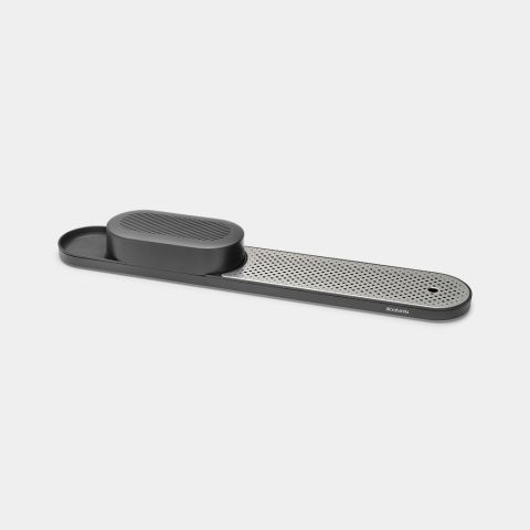 Organiser met afdruipbak SinkStyle, 2-delig - Mineral Infinite Grey