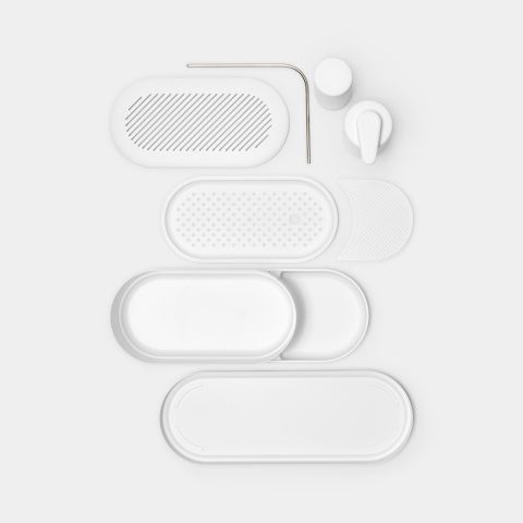 Organiser Set SinkStyle, 3-delig - Mineral Fresh White