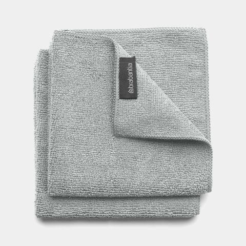 Microfiber Dish Cloths Set of 2 - Mid Gray