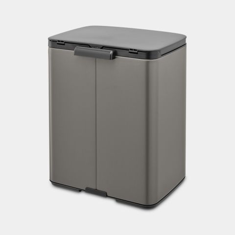 Bo Waste Bin 12L - Platinum