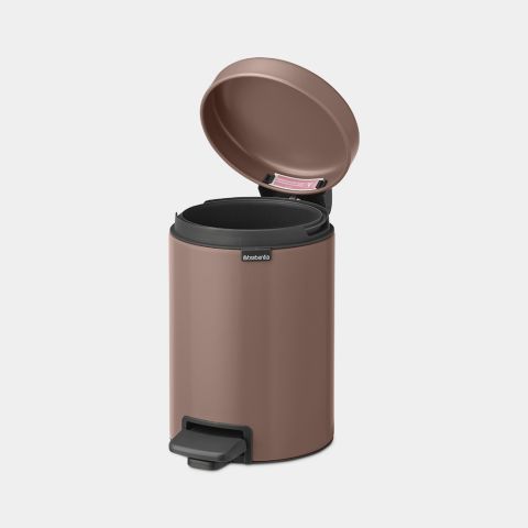 NewIcon Pedal Bin 3 litre - Satin Taupe