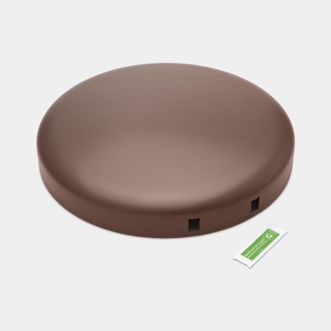 Klapa kosza pedałowego NewIcon 30 l - Satin Taupe