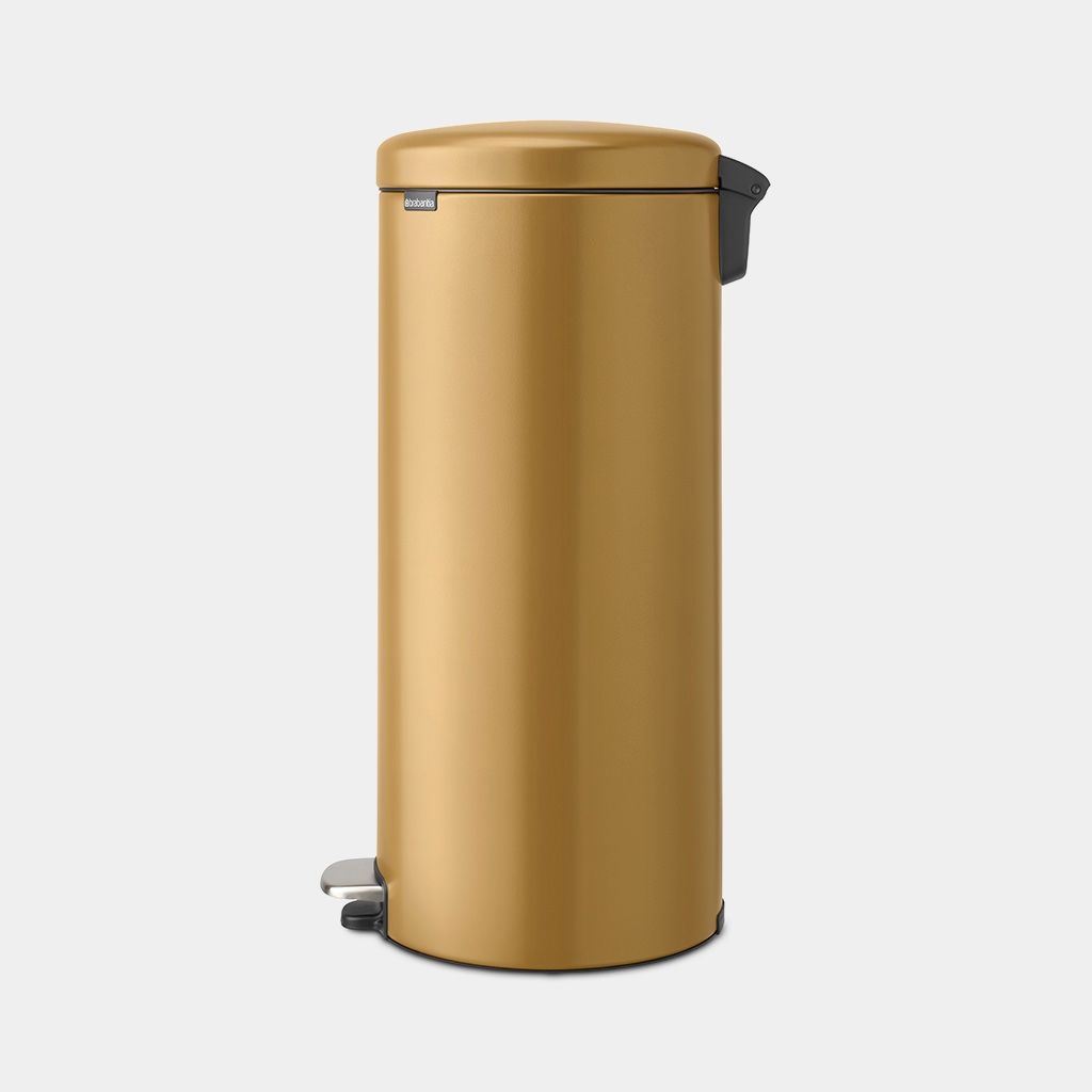 NewIcon Pedal Bin 30 litre - Warm Gold