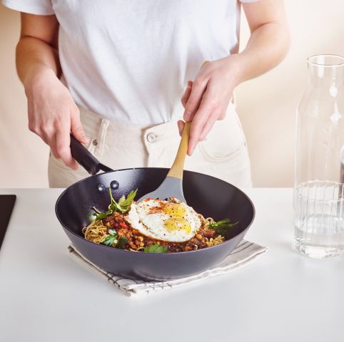 Patron Padella wok 28 cm, antiaderente - Black