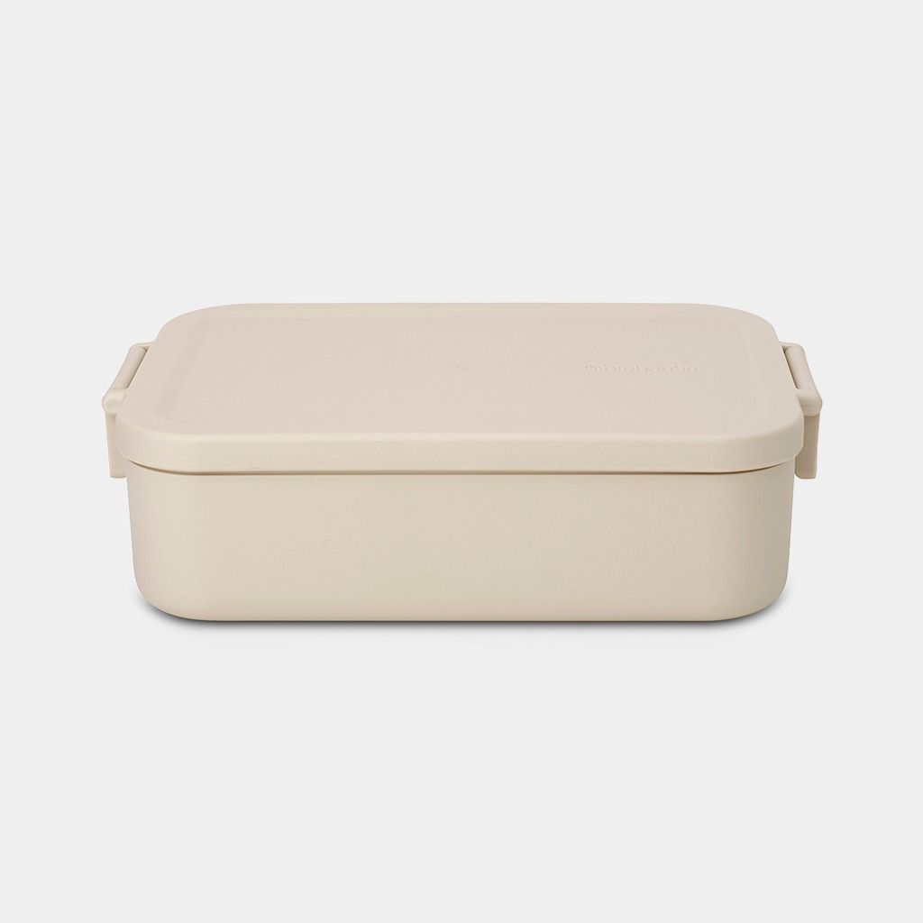 Make & Take Lunchbox Medium, kunststof - Soft Beige