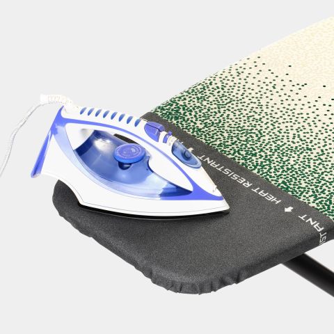 Table à repasser taille D 135 x 45 cm, pour centrale et fer vapeur - New Dawn, Coton équitable