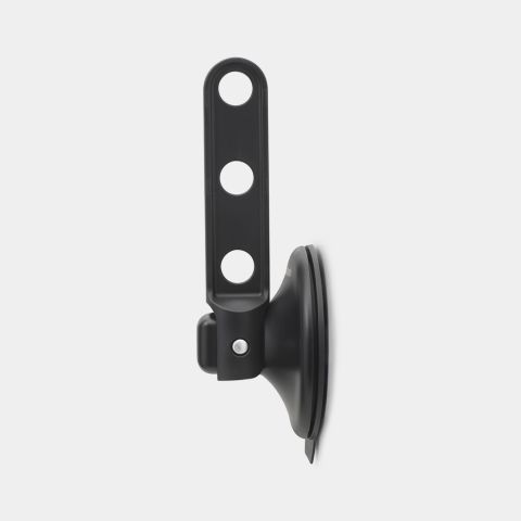 Clothes hook with Suction Cup Black