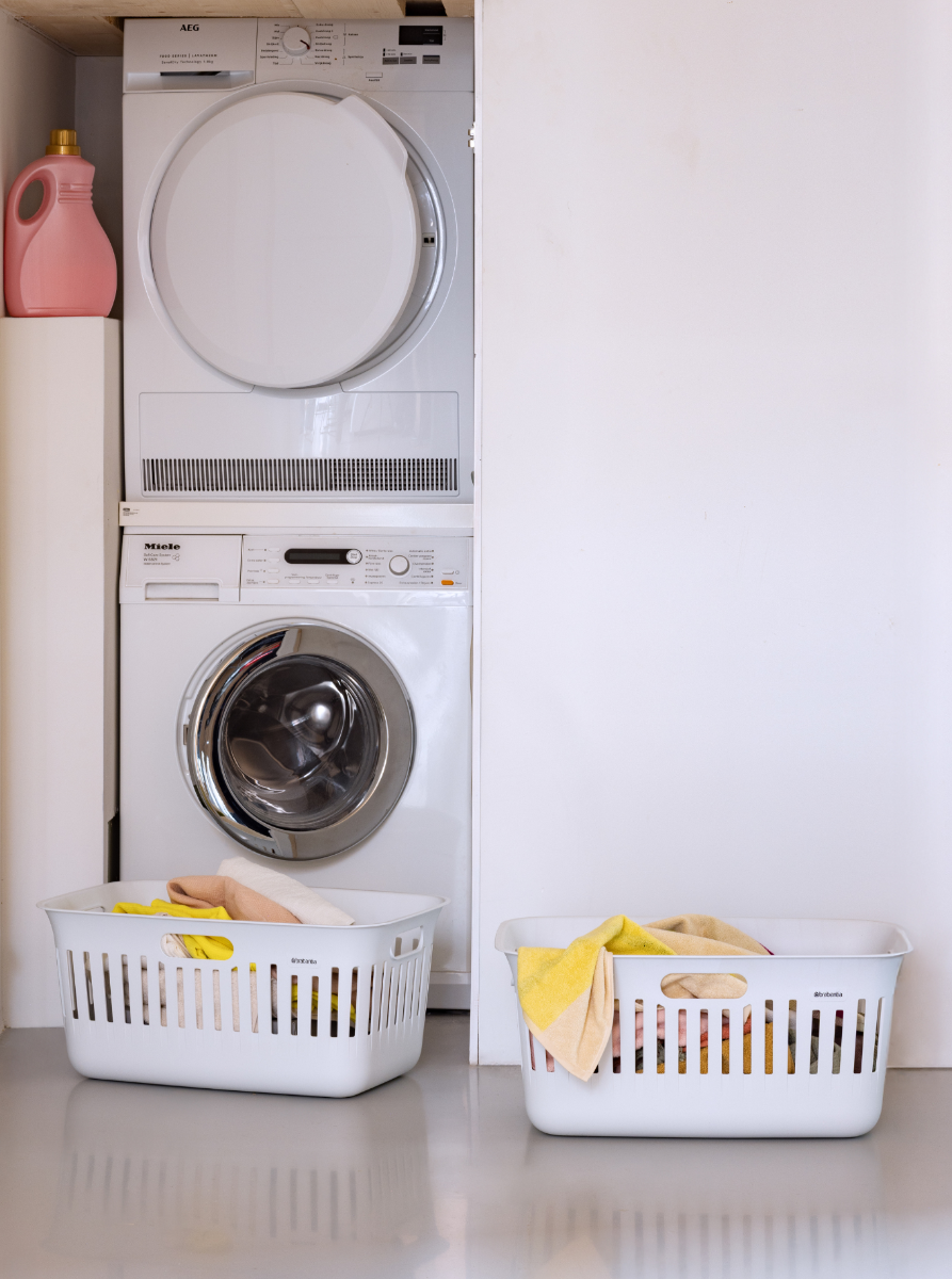 Collect-It Wäschekorb 4 40 Liter, 2-er Set - White