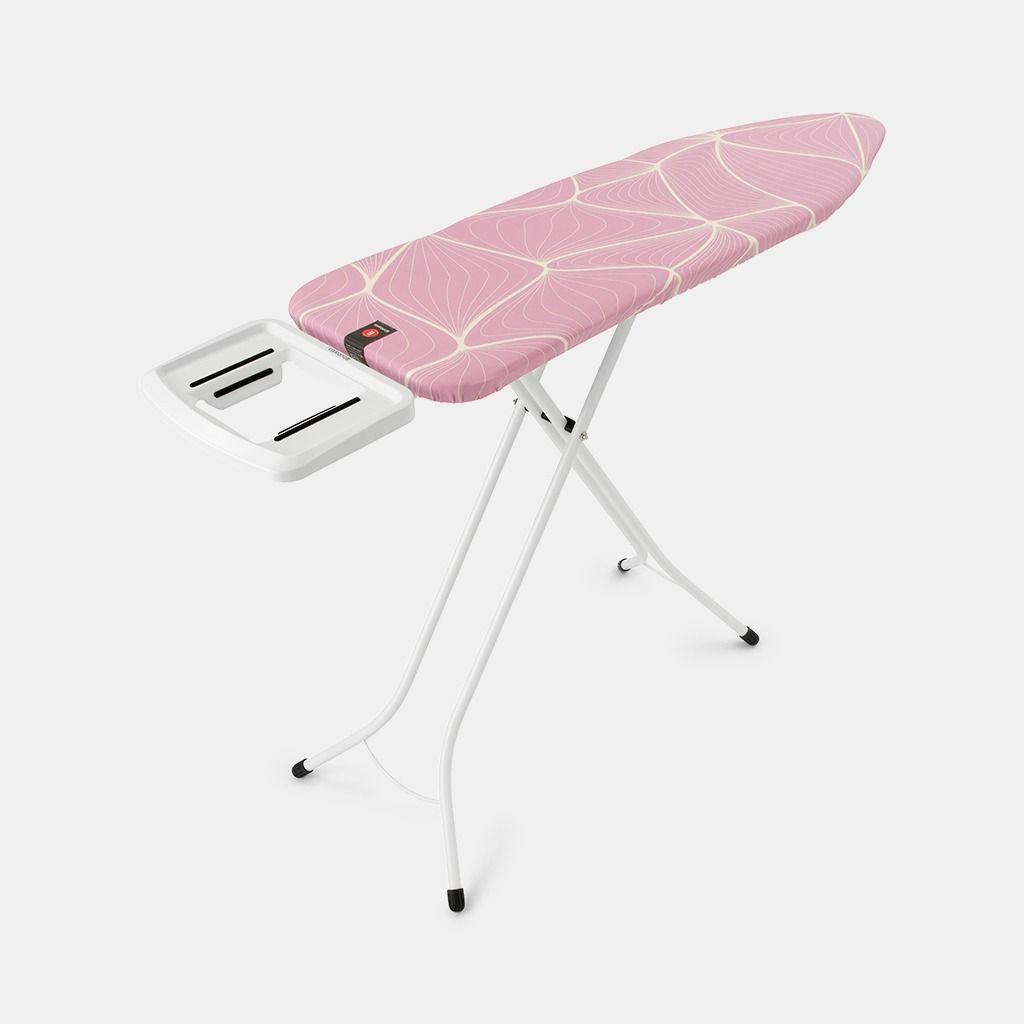 Strijkplank B 124 x 38 cm, voor stoomstrijkijzer -  Lilac Waves