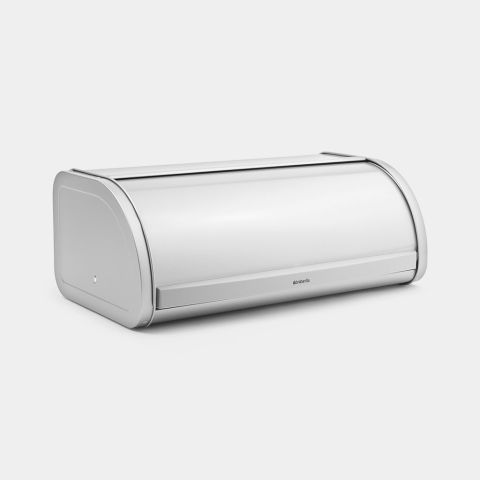Roll Top Bread Bin Metallic Grey