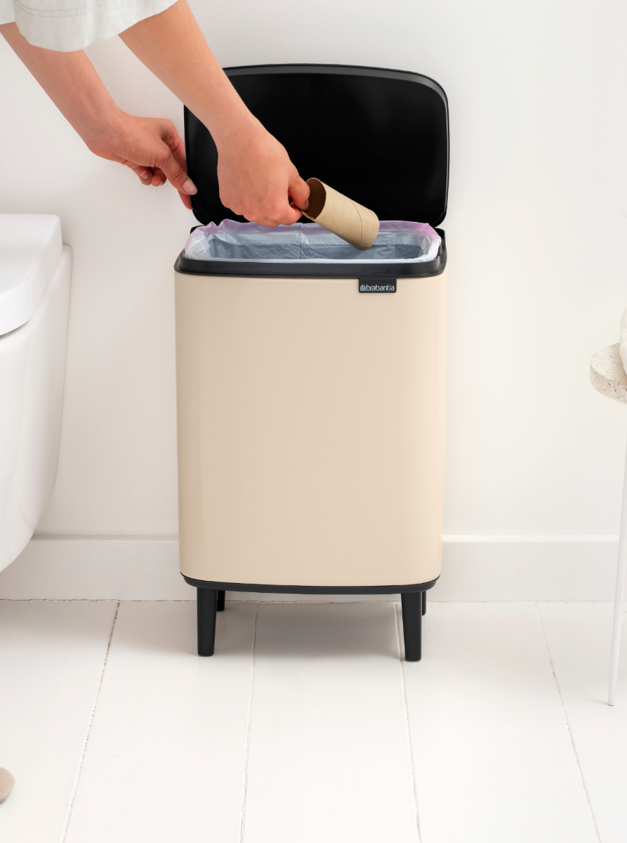 Bo Waste Bin 12L - Soft Beige