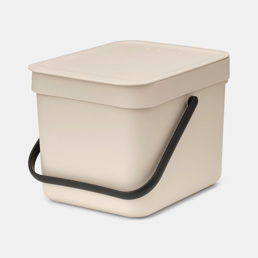 Sort & Go Abfallbehälter 6 Liter - Soft Beige