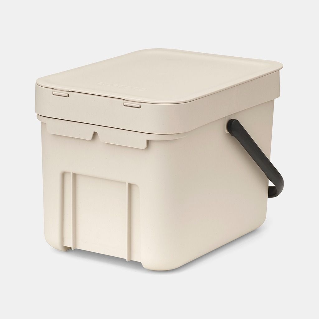 Sort & Go Abfallbehälter 6 Liter - Soft Beige