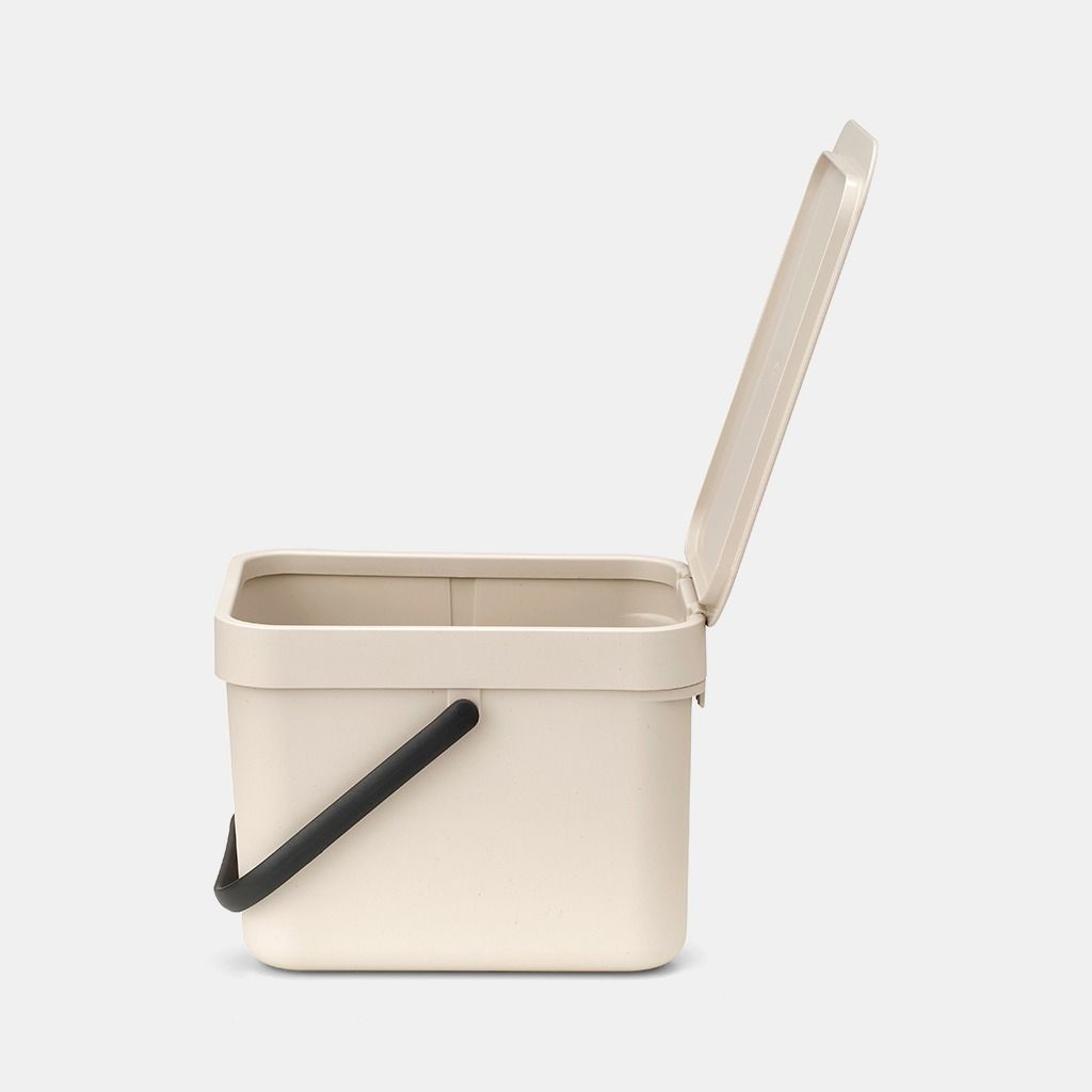 Sort & Go Abfallbehälter 6 Liter - Soft Beige