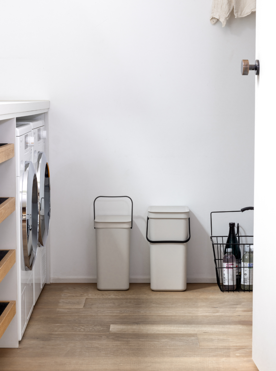 Sort & Go Waste Bin 12 litre - Soft Beige