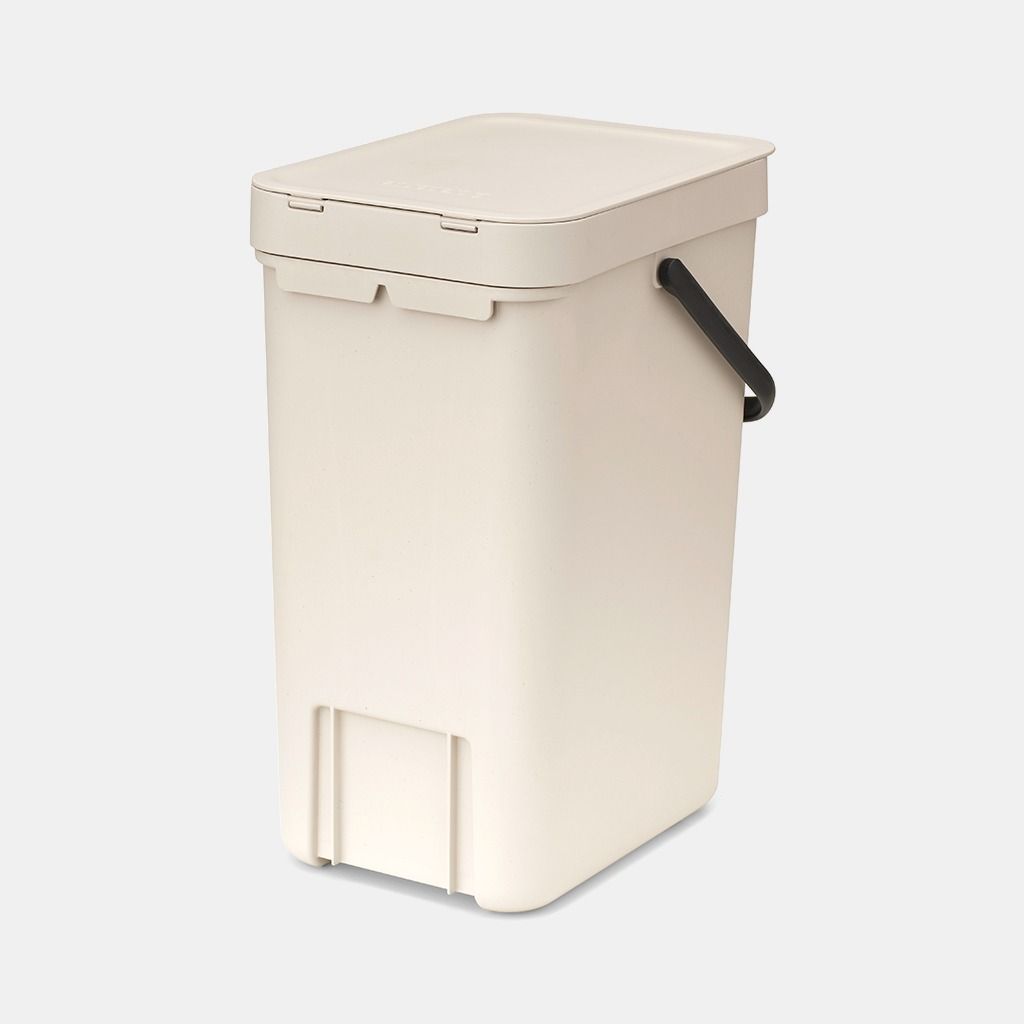 Sort & Go Waste Bin 12 litre - Soft Beige