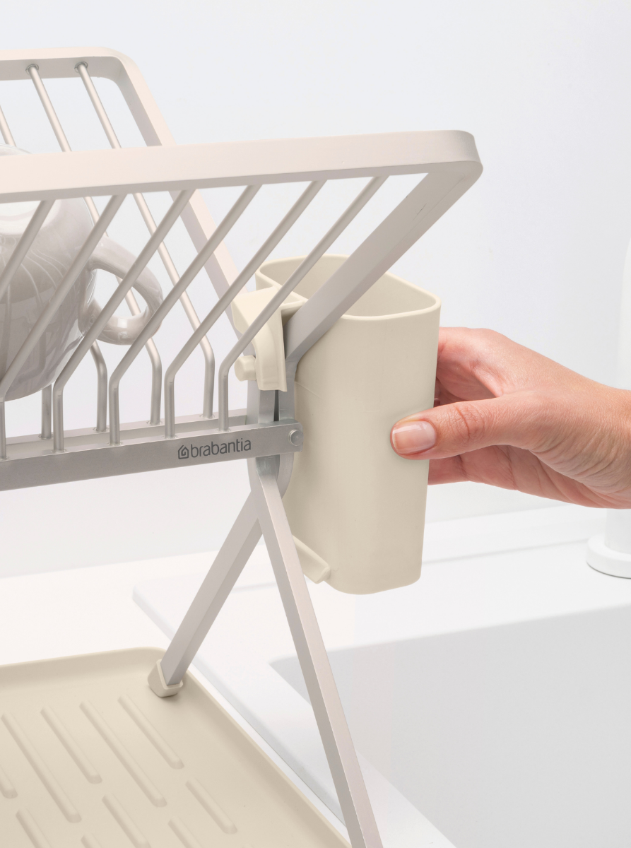 Inklapbaar afdruiprek SinkSide, Small - Soft Beige